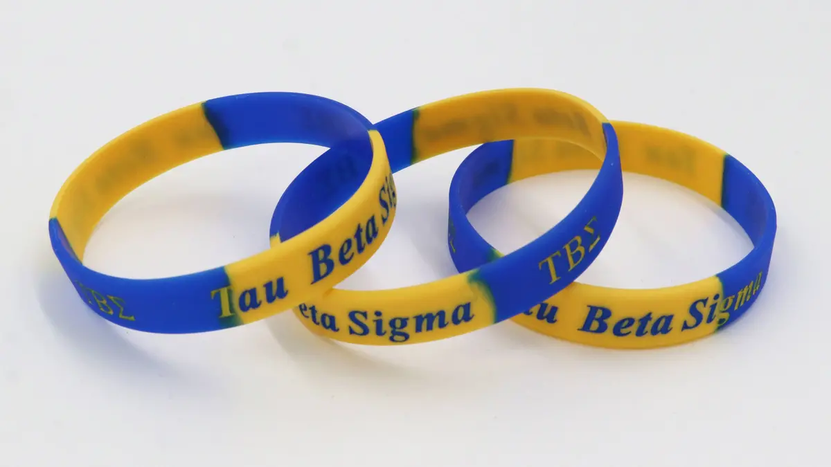 Tau Beta Sigma Silicone Bracelet 1