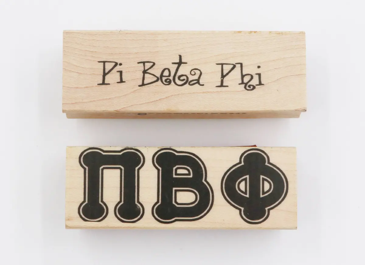 Pi Beta Phi Rubber Stamp 1