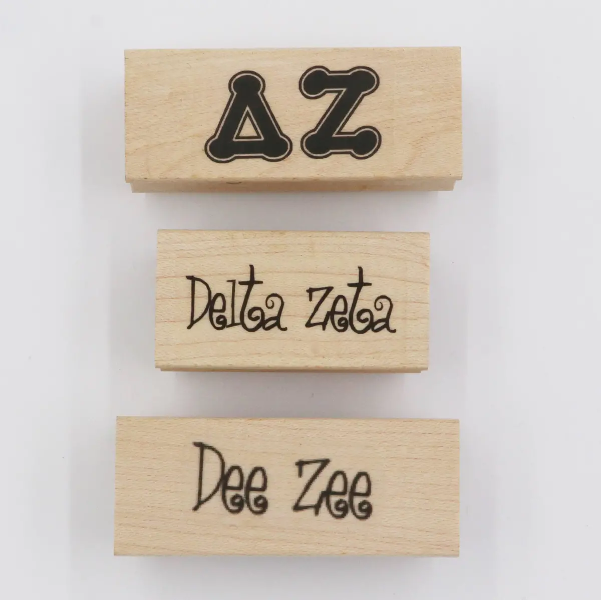 Delta Zeta Rubber Stamp 1