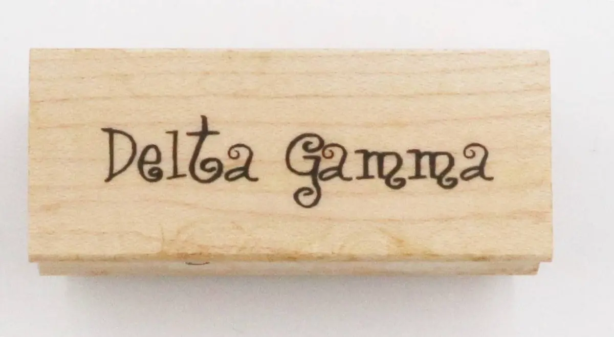 Delta Gamma Rubber Stamp 2