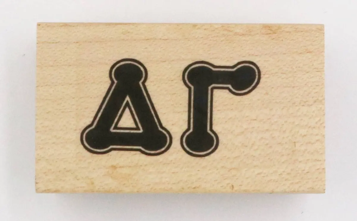 Delta Gamma Rubber Stamp 2