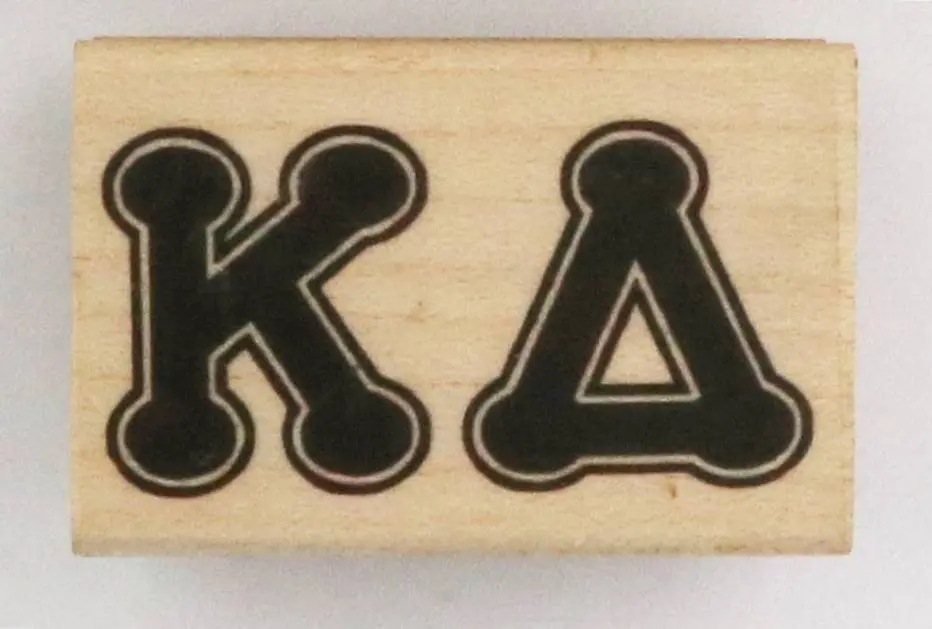 Kappa Delta Rubber Stamp 2