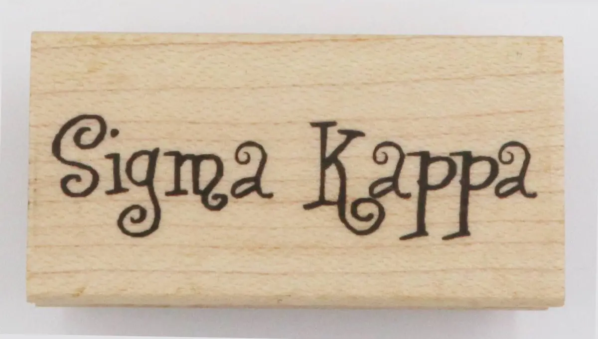 Sigma Kappa Rubber Stamp 2