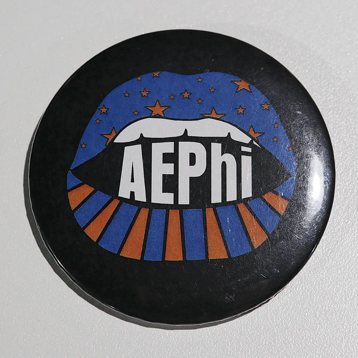 Alpha Epsilon Phi Lip Printed Button 1