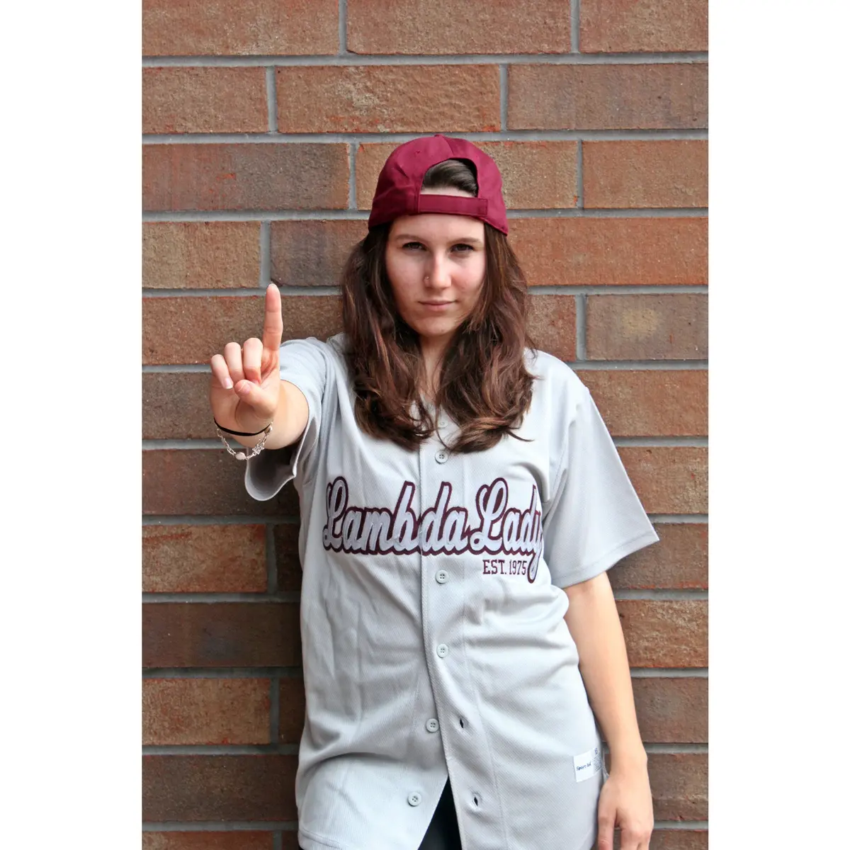 Lambda Theta Alpha "Lambda Lady" Baseball Jersey 1