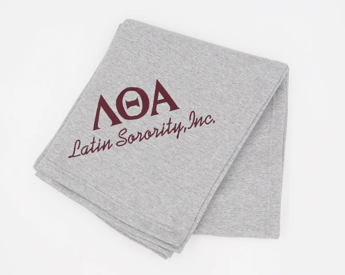 Lambda Theta Alpha Core Fleece Sweatshirt Blanket 1