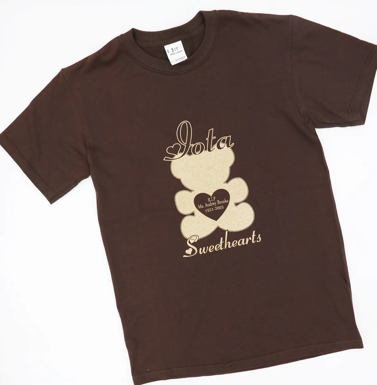 Iota Sweetheart Vinyl Teddy Bear Tee - Discontinued 2
