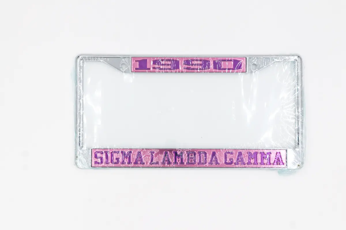 Sigma Lambda Gamma 1990 License Frame 1