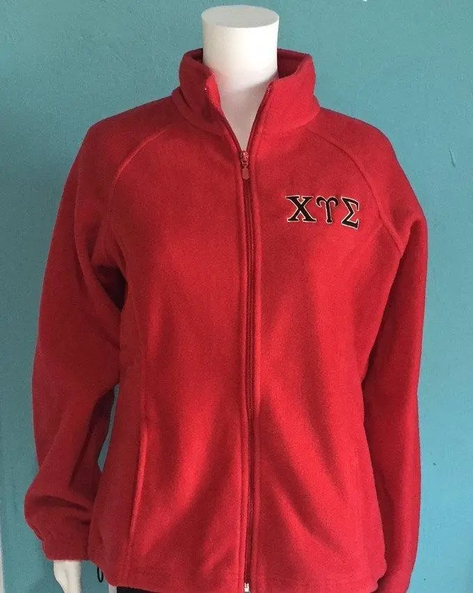 Chi Upsilon Sigma Fleece Full Zip 1