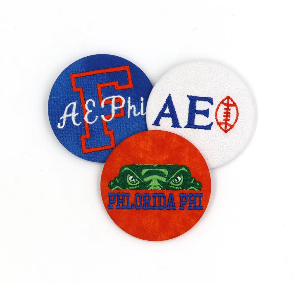 Alpha Epsilon Phi Game Day Embroidered Button Kit