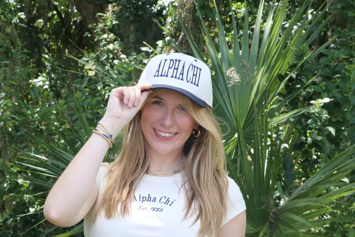 Alpha Chi Omega Legacy Twill Hat 1