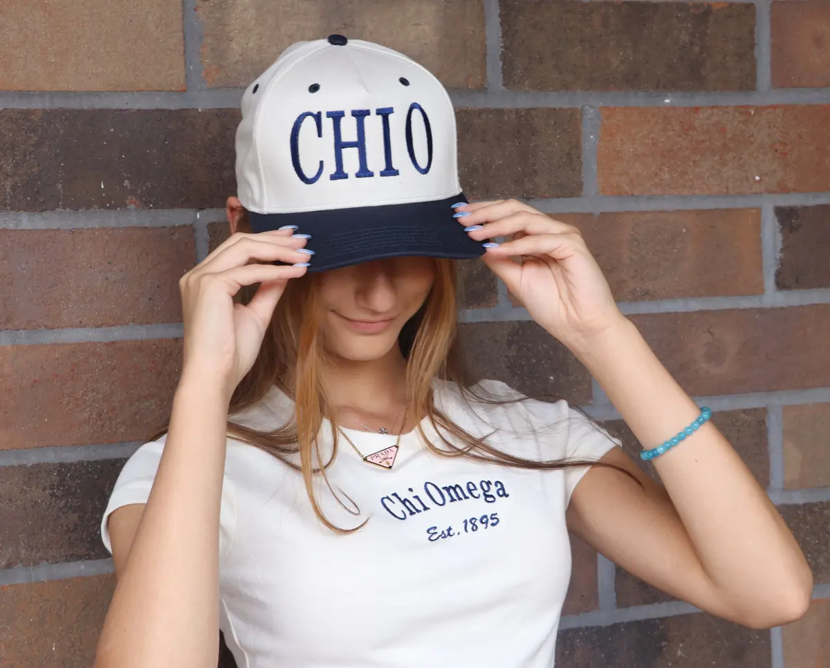 Chi Omega Legacy Twill Hat 1