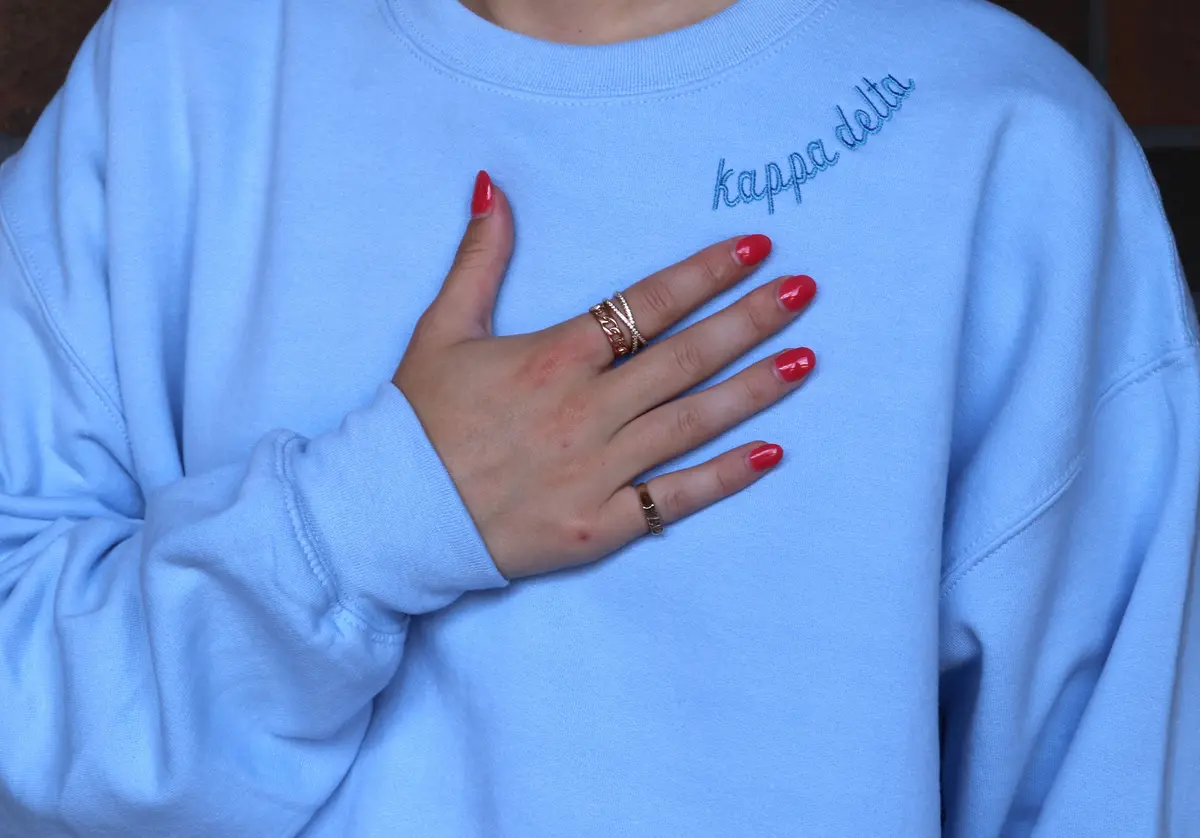 Kappa Delta Script Crewneck 1