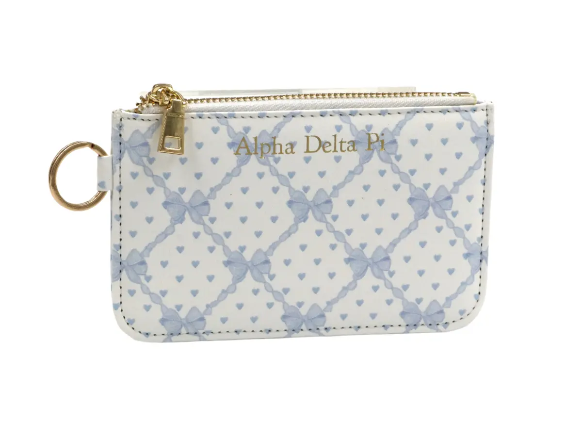 Alpha Delta Pi Bow Key Pouch 1