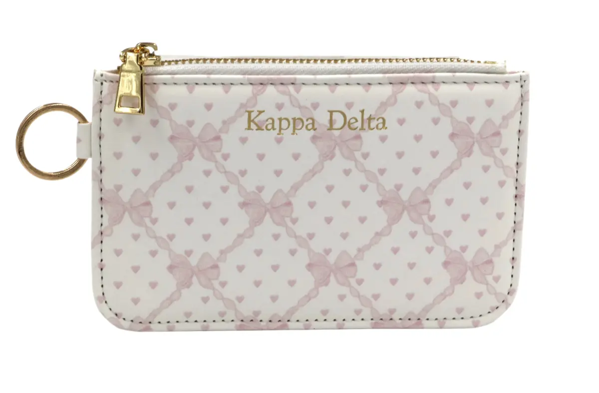 Kappa Delta Bow Key Pouch 1