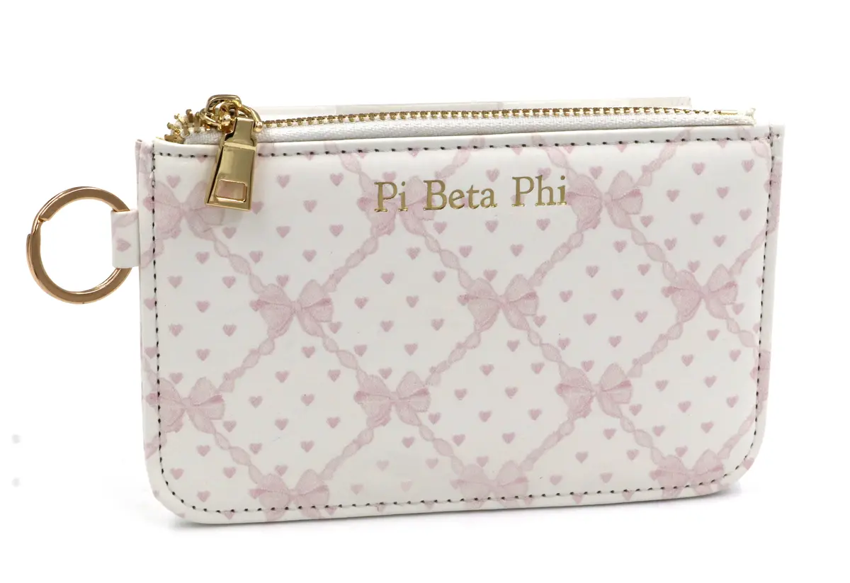Pi Beta Phi Bow Key Pouch 1
