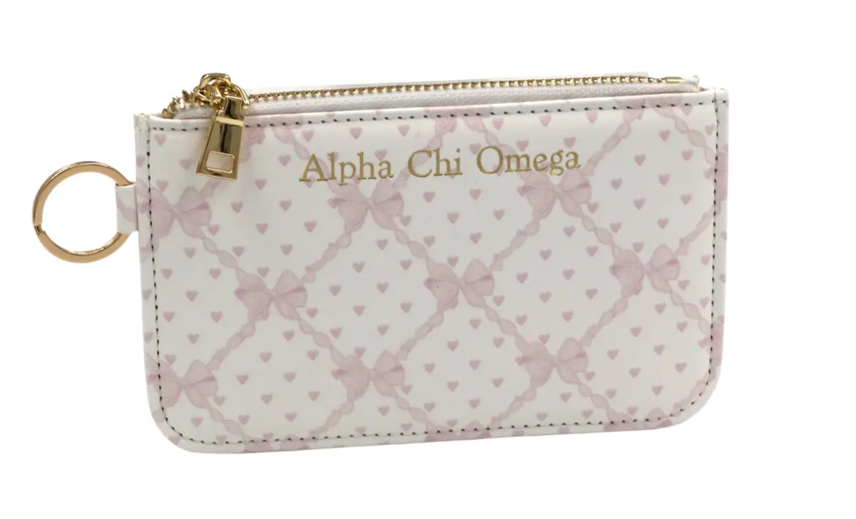Alpha Chi Omega Bow Key Pouch 1