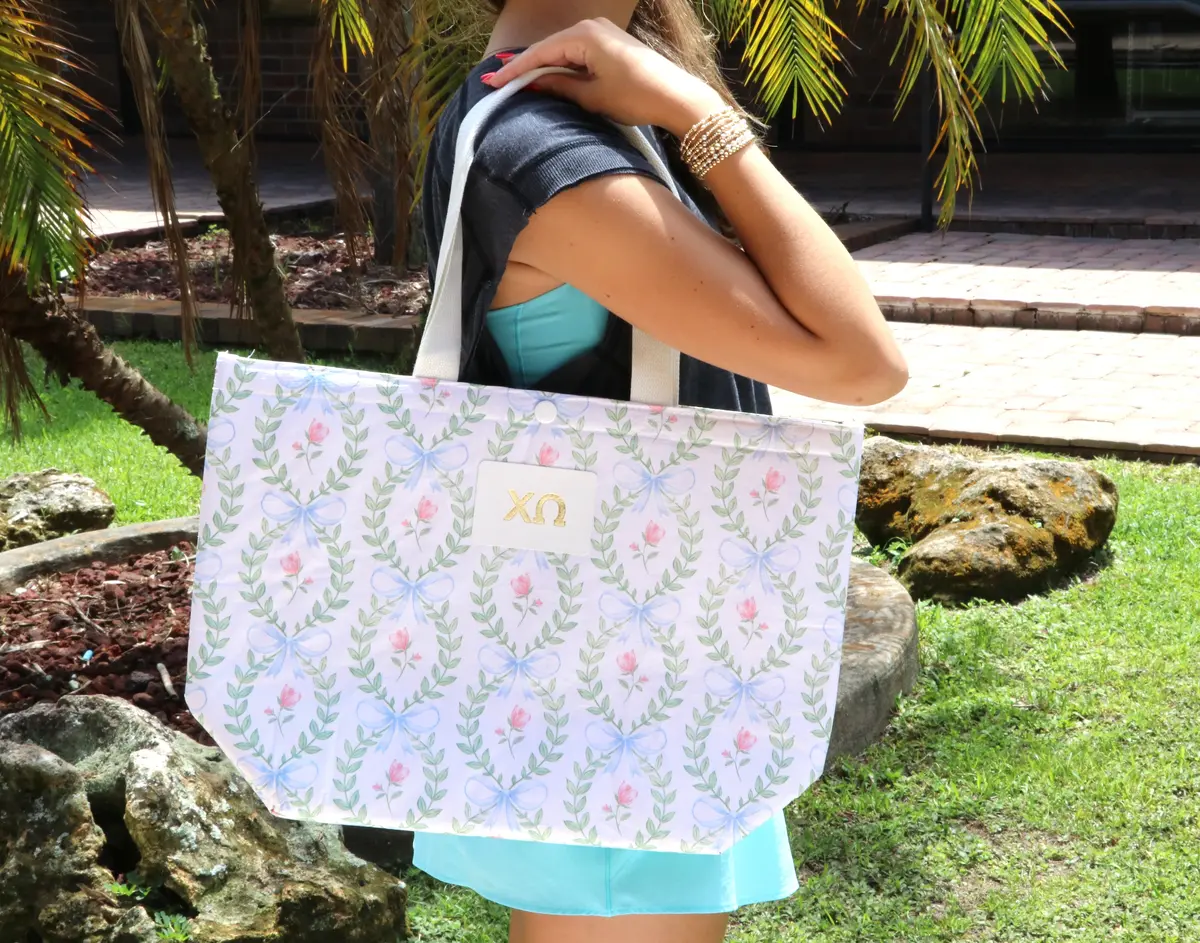 Chi Omega Insulated Tote 1