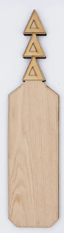 Delta Delta Delta Specialty Handle Paddle 1