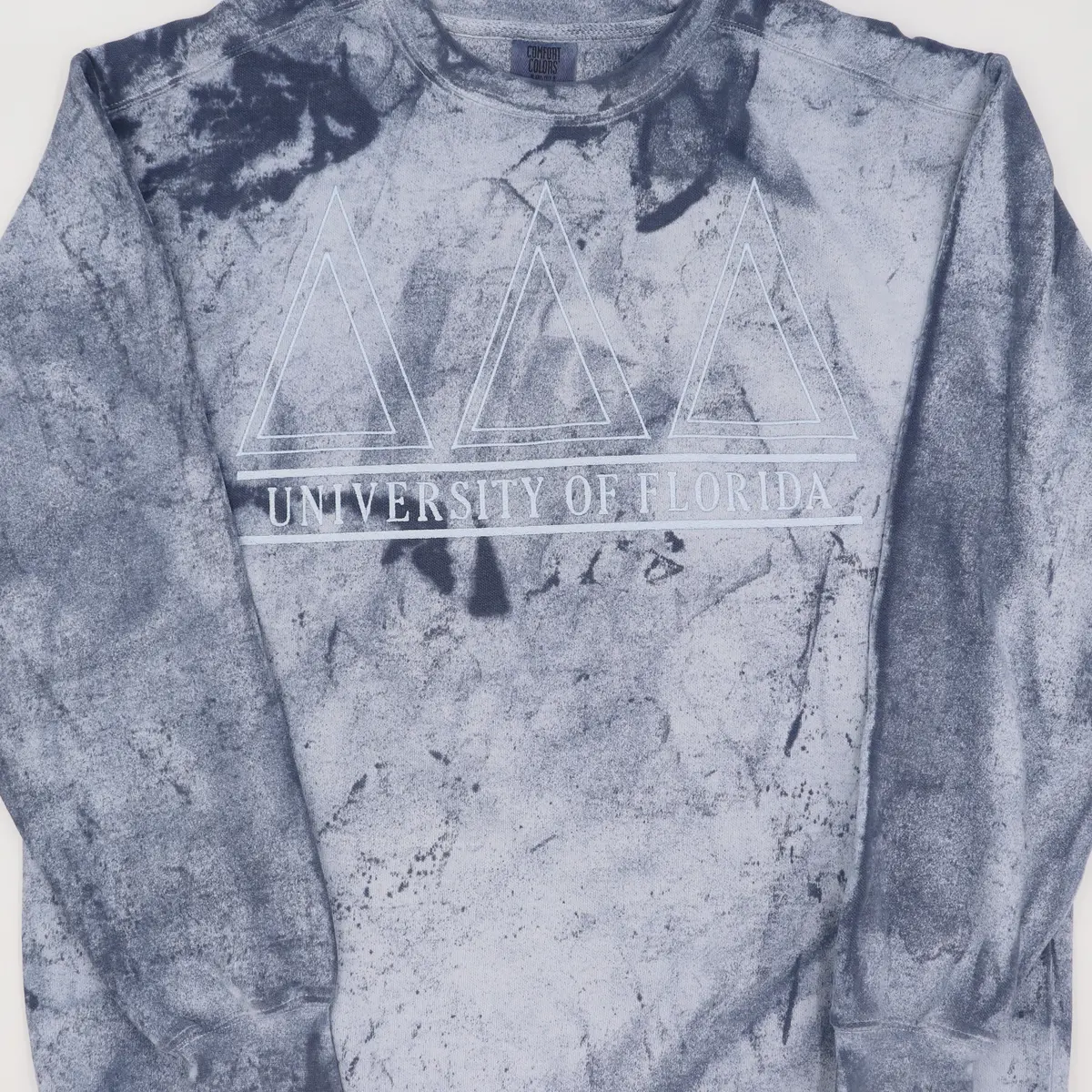 Delta Delta Delta Embroidered Color Blast Crewneck Sweatshirt 1
