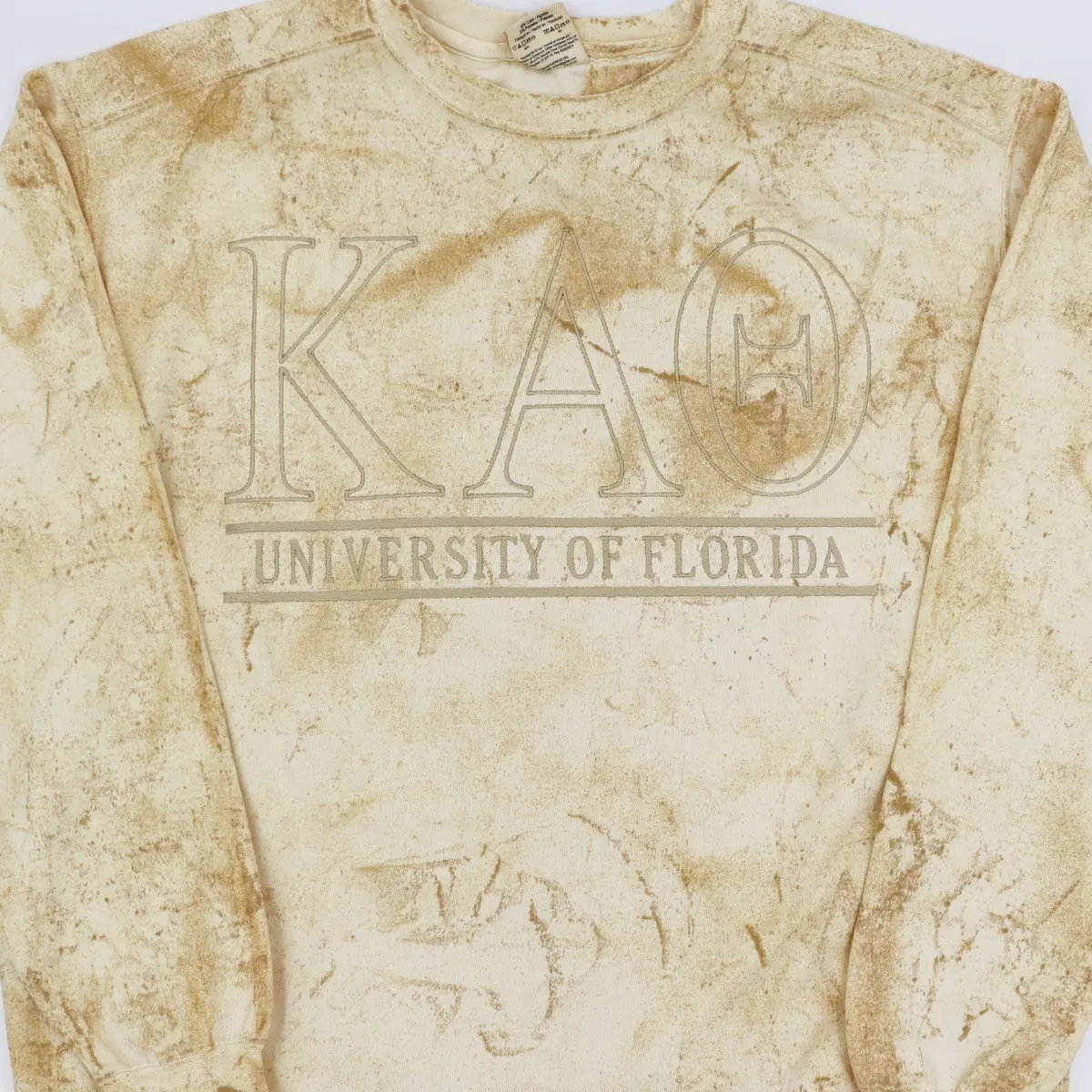 Kappa Alpha Theta Embroidered Color Blast Crewneck Sweatshirt 1