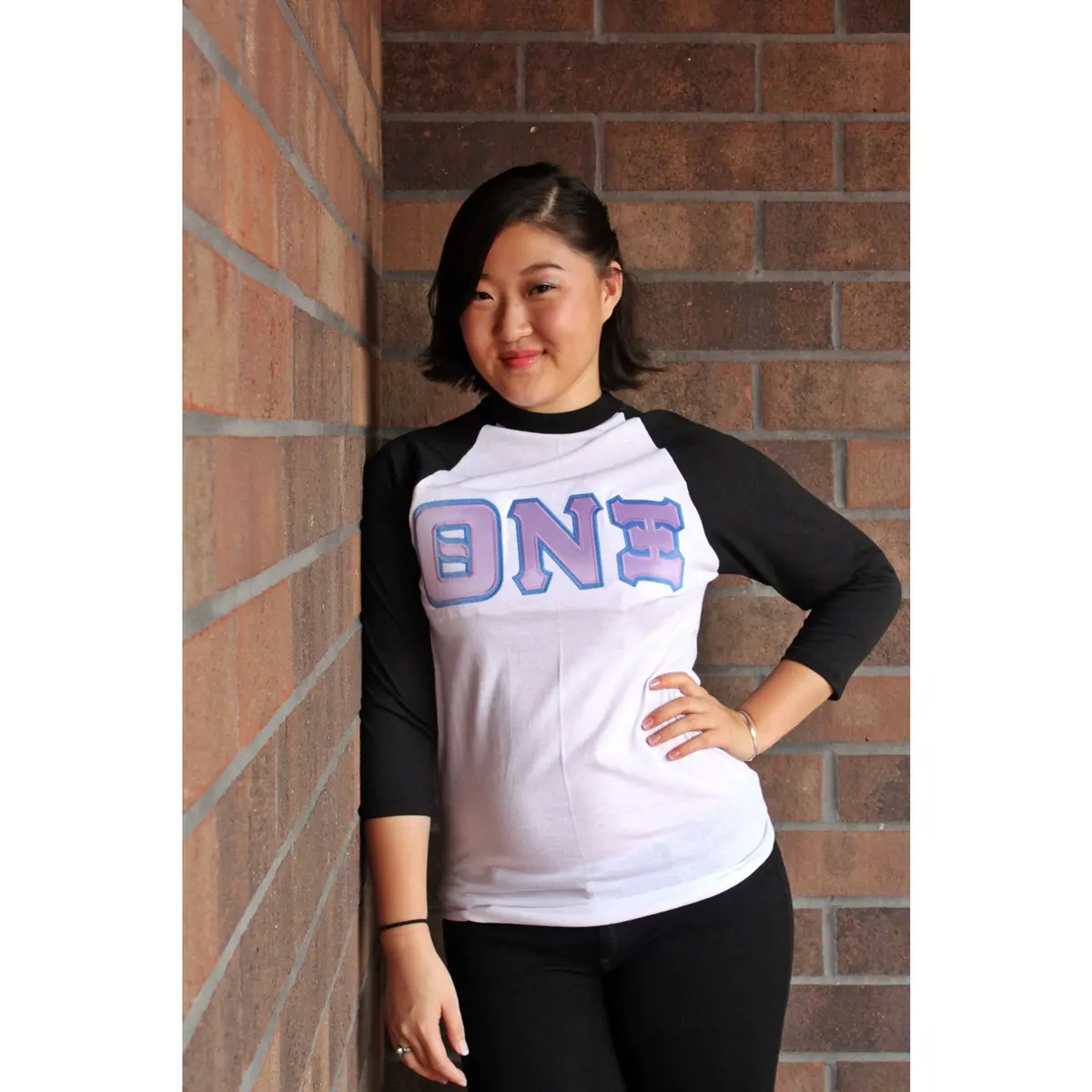 Theta Nu Xi Baseball Tee 1