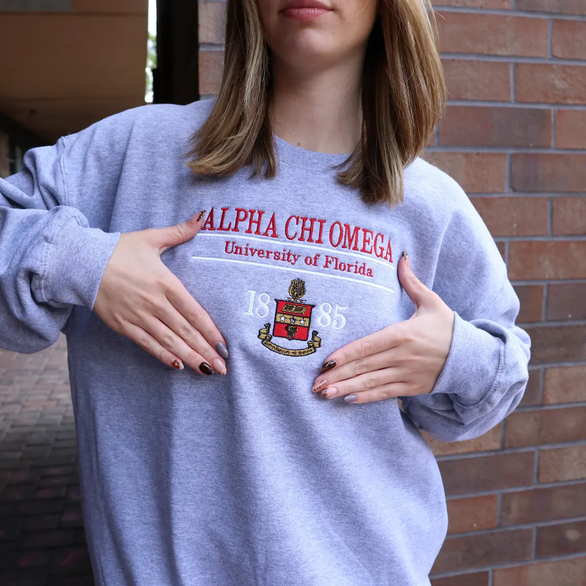 Alpha Chi Omega Heritage Crewneck 1