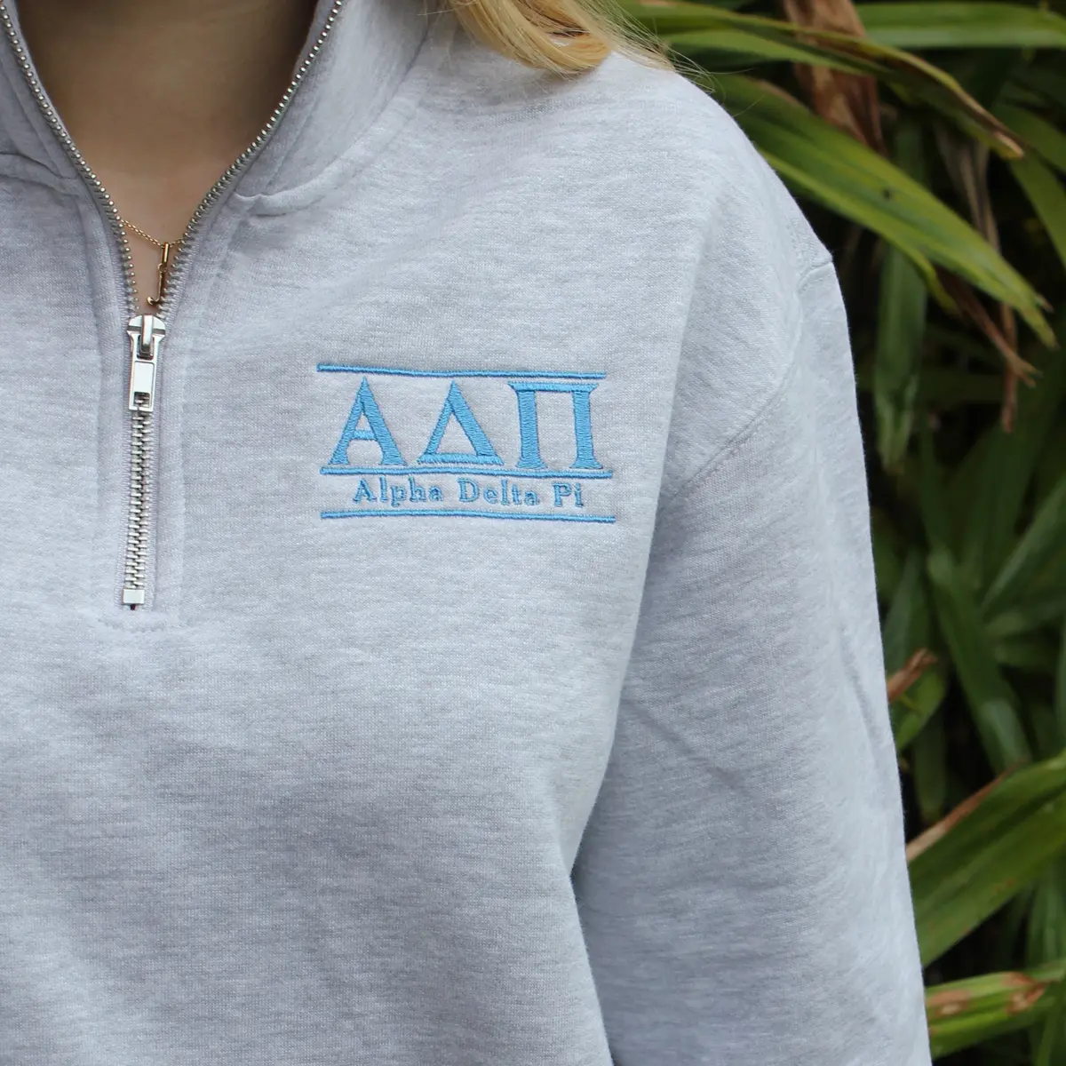 Alpha Delta Pi Quarter Zip 1