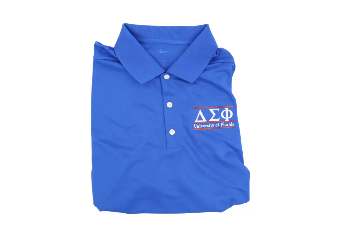 Delta Sigma Phi Game Day Nike Tech Sport Dri-Fit Polo 1