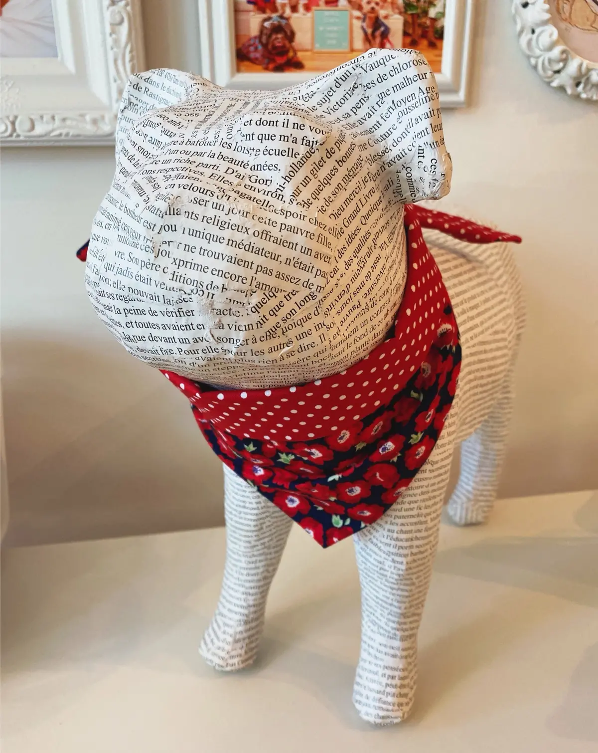 Elizabeth Floral Print Dog Bandana 1