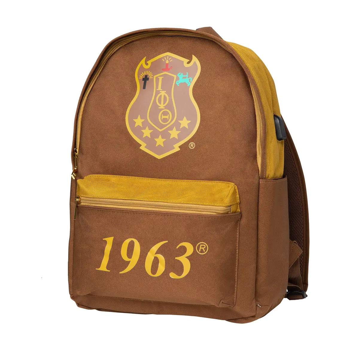 Iota Phi Theta Usb Port Backpack 1