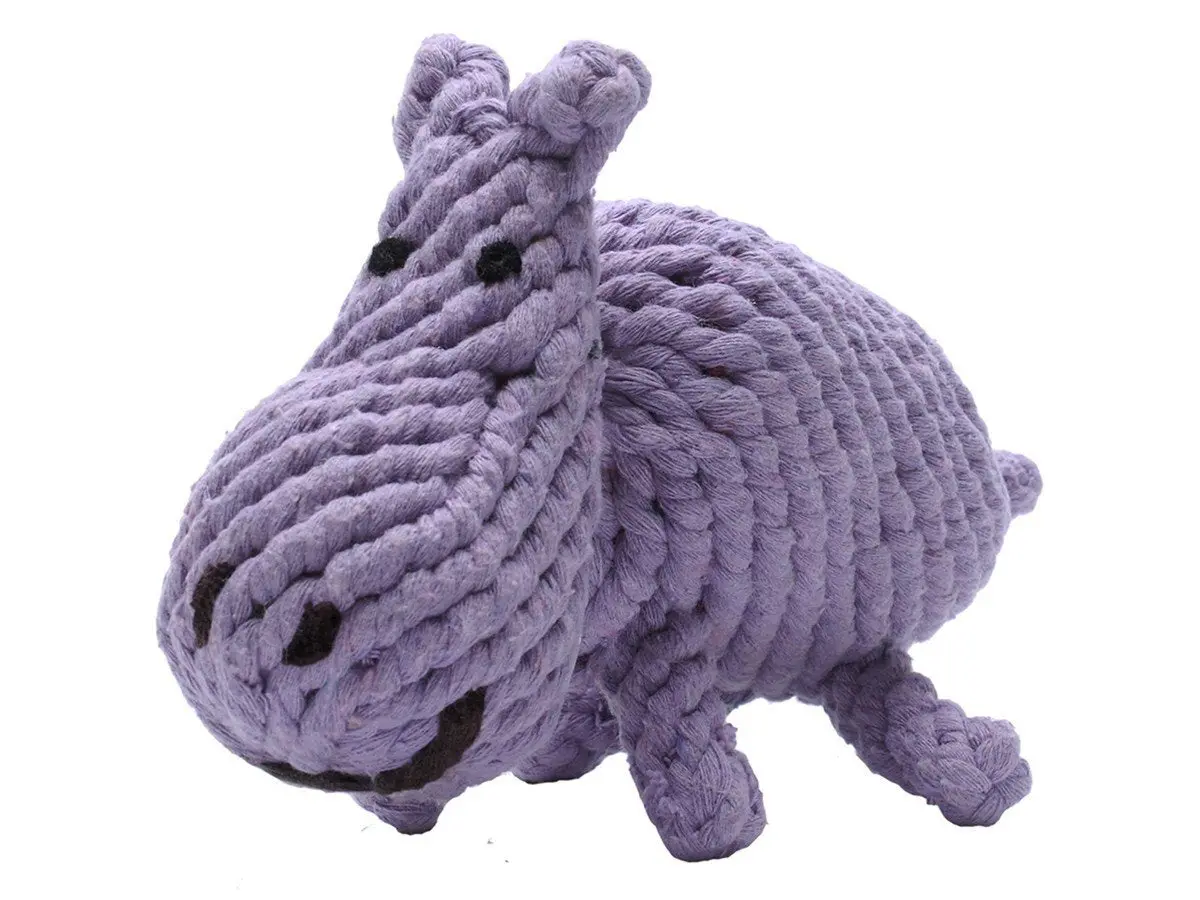 Jax & Bones | Hank The Hippo Rope Toy 1