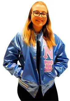 Theta Nu Xi Satin Jacket 1
