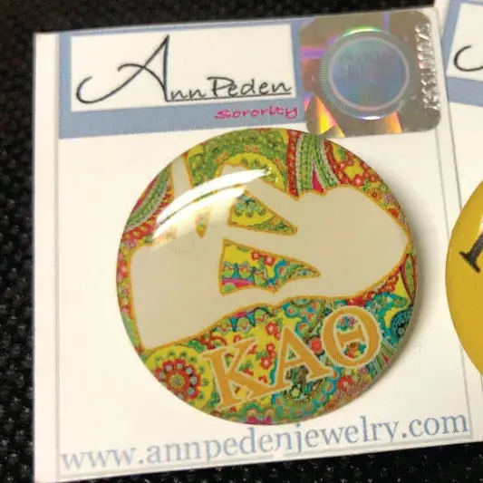 Kappa Alpha Theta 1" Printed Button 1