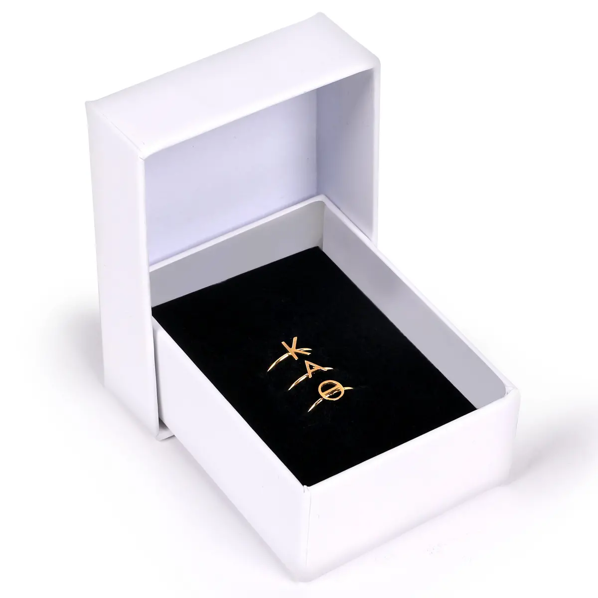 Kappa Alpha Theta Stacked Rings 1