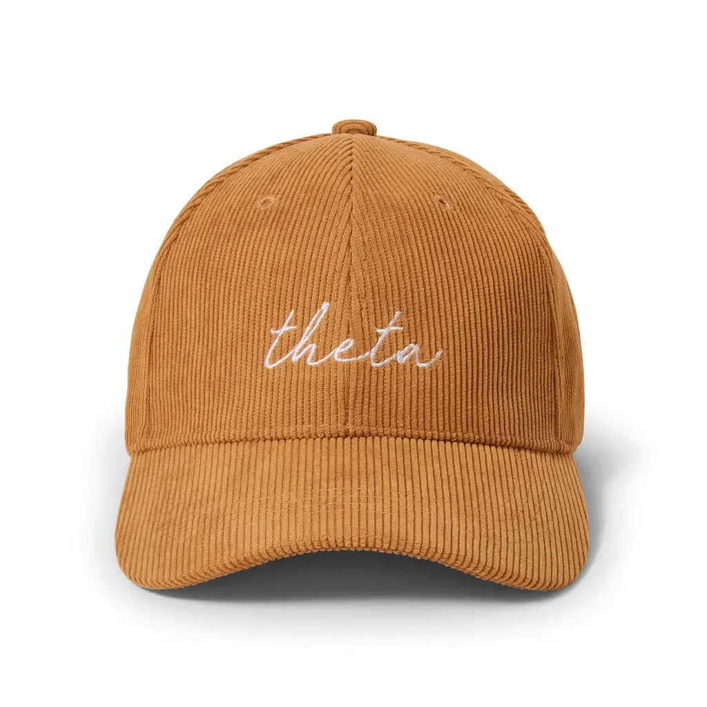 Kappa Alpha Theta Embroidered Corduroy Hat 1