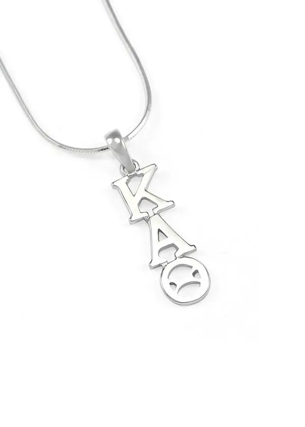 Kappa Alpha Theta Sterling Silver Lavaliere 1