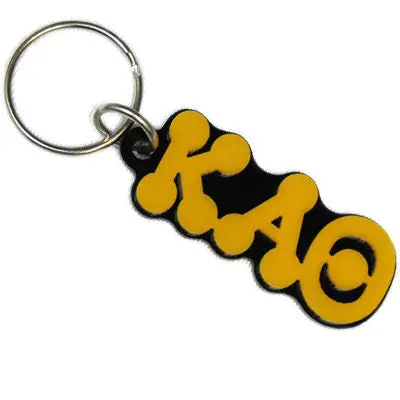 Kappa Alpha Theta Bubble Letters Keychain 1