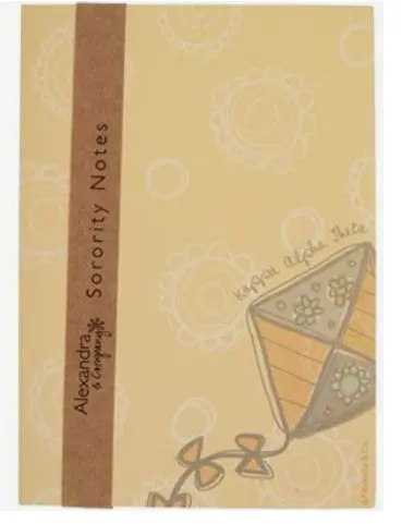 Kappa Alpha Theta Notepad With Kite 1