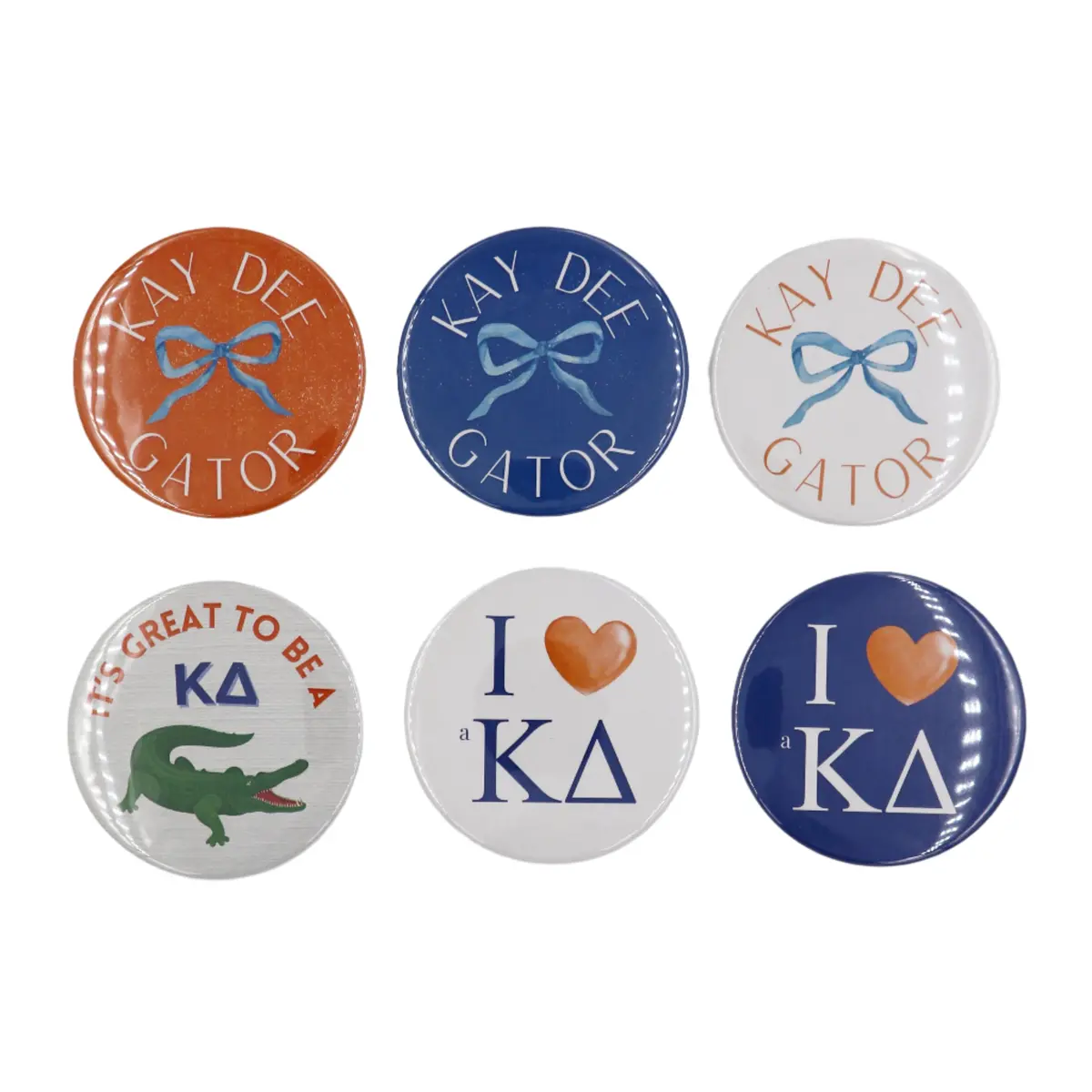 Kappa Delta 2025 Printed Buttons 1