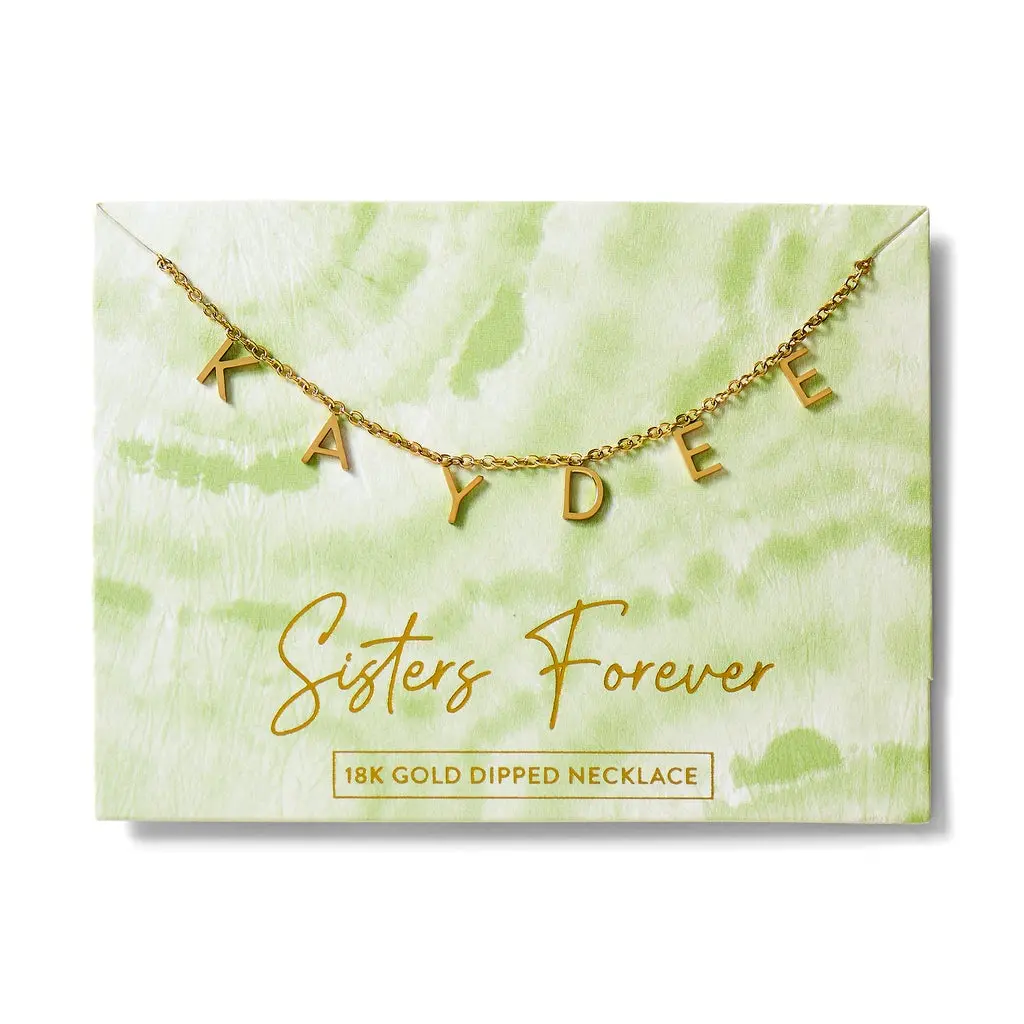 Kappa Delta Name Necklace 1