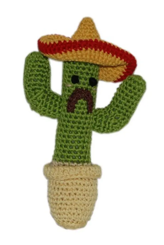 Knit Knacks | Cactus Organic Knit Toy 1