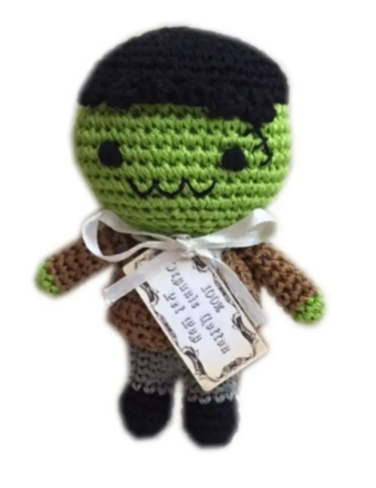 Knit Knacks | Franky The Monster Organic Knit Toy 1