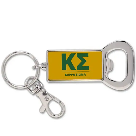 Kappa Sigma Keychain With Flat Bottle Opener 1