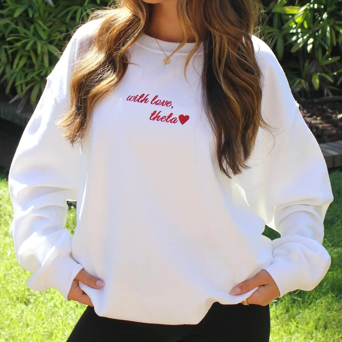 Kappa Alpha Theta With Love Crewneck 1