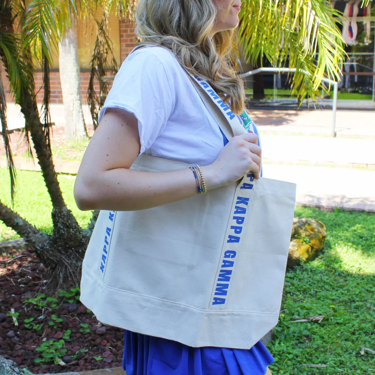 Kappa Kappa Gamma Large Canvas Tote Bag 1