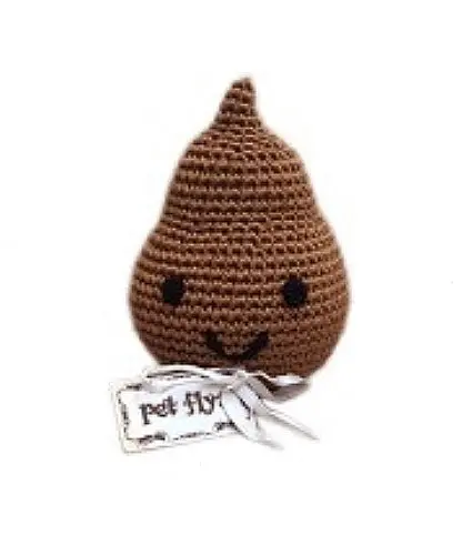 Doodie The Poo Organic Knit Dog Toy (Final Sale) 2