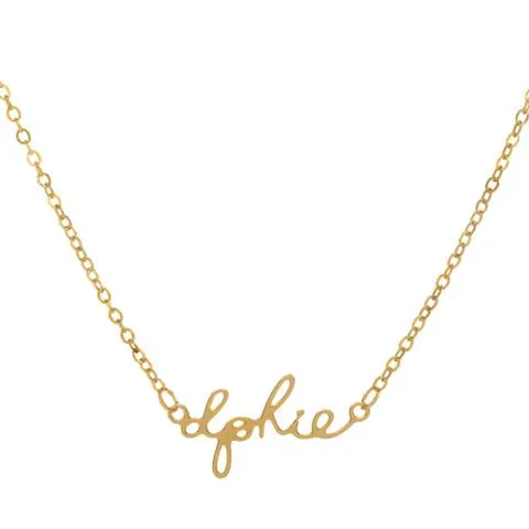 Delta Phi Epsilon Script Necklace 1