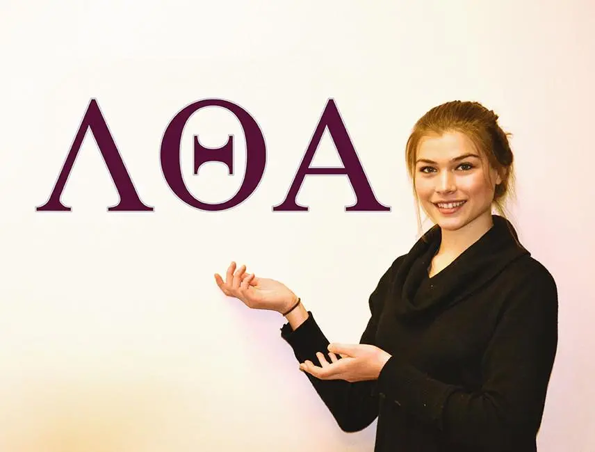 Lambda Theta Alpha  Jumbo Letter Decals 1