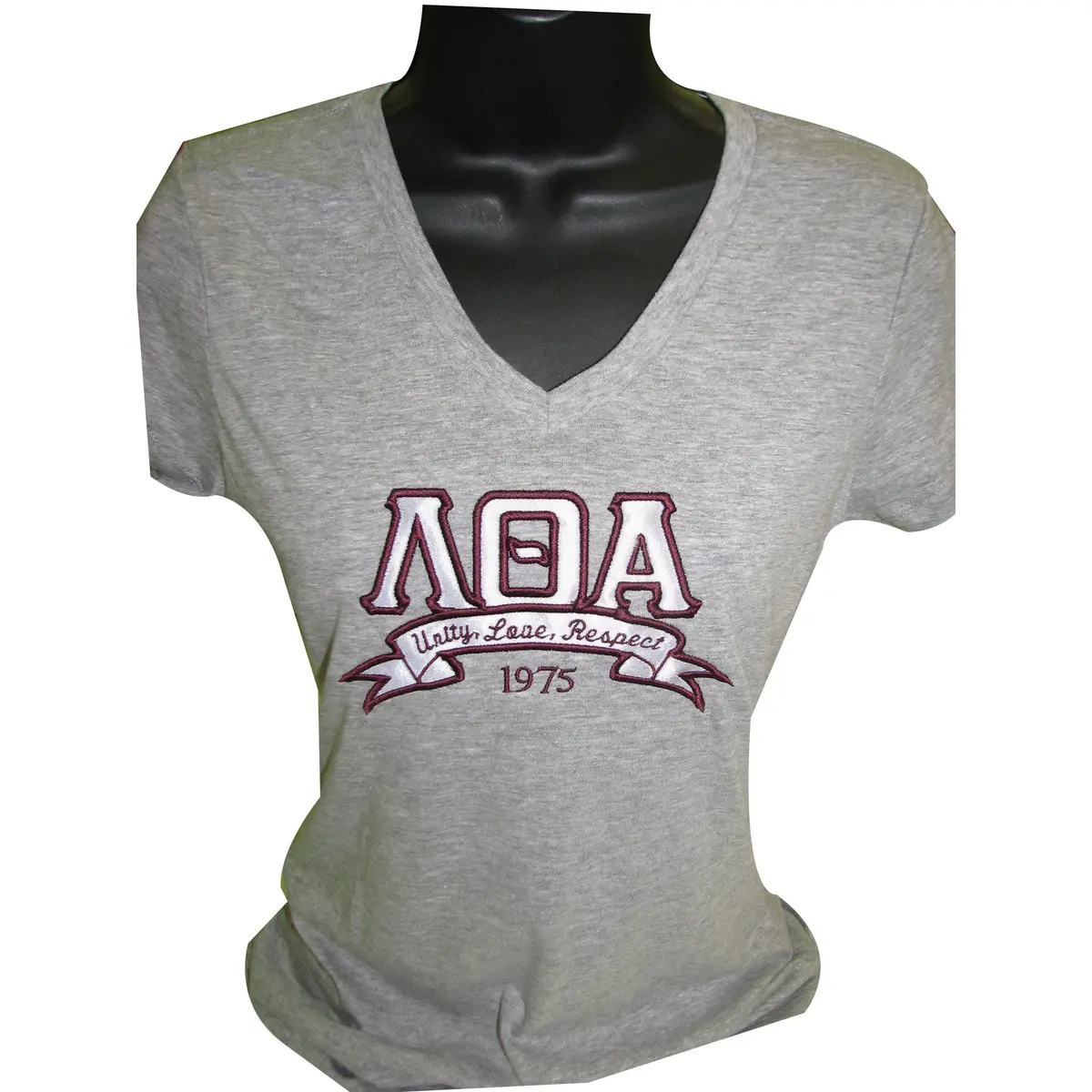 Lambda Theta Alpha Banner V-Neck 1